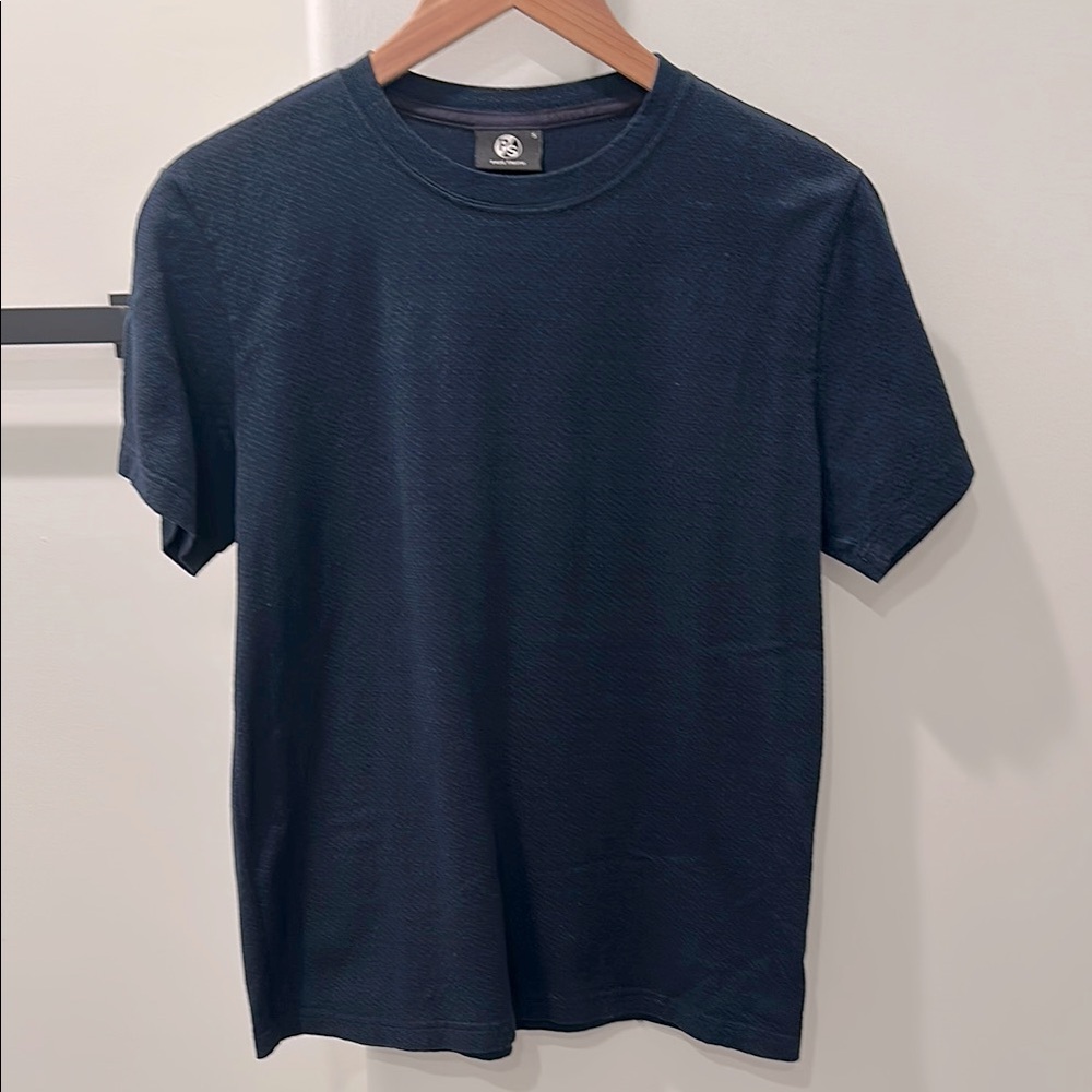 P.S. by Paul‎ Smith navy textured T-Shirt